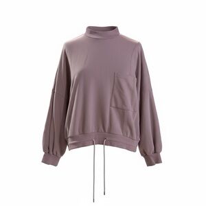 Nap Lounge Mauve Mock Neck Sweatshirt Small